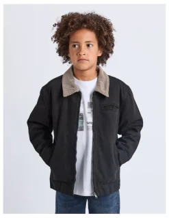 St Goliath Barn Jacket (8-16 Years) in Black