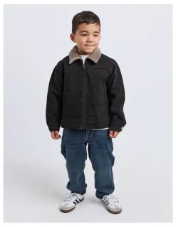 St Goliath Barn Jacket (3-7 Years) in Black