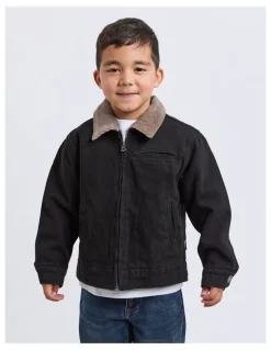 St Goliath Barn Jacket (3-7 Years) in Black