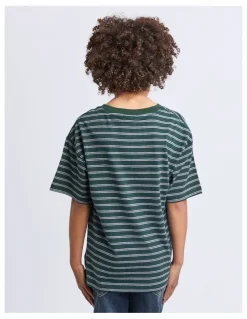 St Goliath Half-Pipe Tee (8-16 Years) in Green