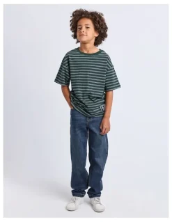 St Goliath Half-Pipe Tee (8-16 Years) in Green