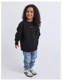 St Goliath Influence Crew Jumper in Black (3-7 Years)
