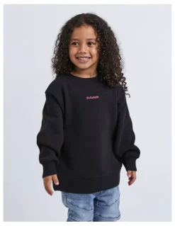 St Goliath Influence Crew Jumper in Black (3-7 Years)