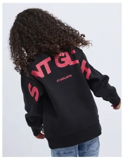 St Goliath Influence Crew Jumper in Forest (3-7 Years)