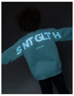 St Goliath Influence Crew Neck Sweartshirt in Forrest (8-16 Years)