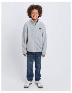 St Goliath Melange Polar Jacket in Grey Marl (8-16 Years)