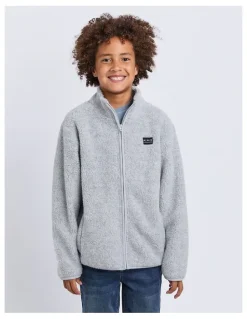 St Goliath Melange Polar Jacket in Grey Marl (8-16 Years)