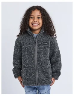 St Goliath Melange Polar Jacket in Charcoal