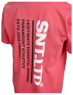 St Goliath Pace Tee (3-7 Years) in Red