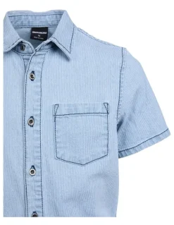 St Goliath PinStripe Prize Shirt 3-7 in Blue