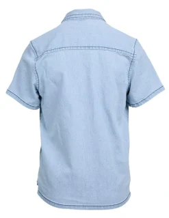 St Goliath PinStripe Prize Shirt 8-16 in Blue