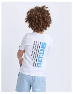 St Goliath Podium Tee (3-7 Years) in White