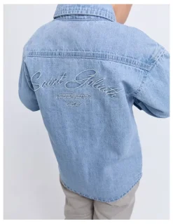 St Goliath Prize Script Shirt (3-7 Years) in Blue