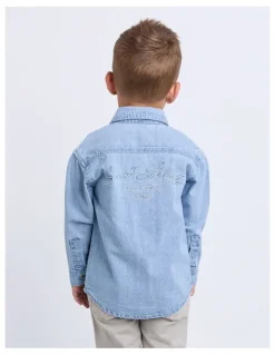 St Goliath Prize Script Shirt (3-7 Years) in Blue