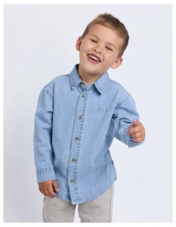 St Goliath Prize Script Shirt (3-7 Years) in Blue