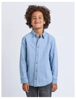 St Goliath Prize Script Shirt (8-16 Years) in Blue