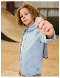 St Goliath Prize Script Shirt (8-16 Years) in Blue