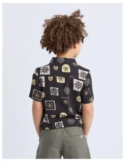 St Goliath Sun Shirt (3-7 Years) in Black