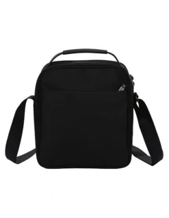 Suissewin Swiss Waterproof Messenger Travel Work Bag Black