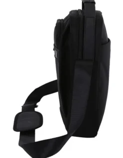 Suissewin Swiss Waterproof Messenger Travel Work Bag Black