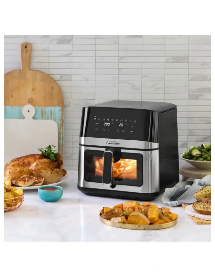 Sunbeam Alinea Pro Diamond Force Air Fryer 7.5L in Black AFP4570DF