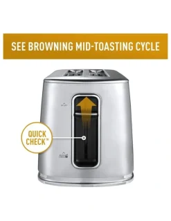 Sunbeam Arise Collection Inline 4 Slice Toaster TAM5003SS in Silver