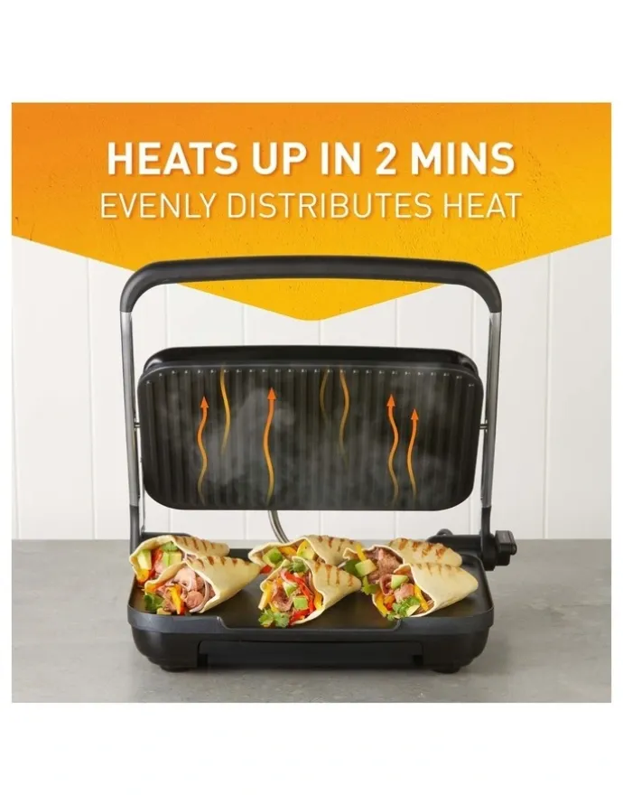 Sunbeam Cafe Style 6-Slice Sandwich Press and Contact Grill
