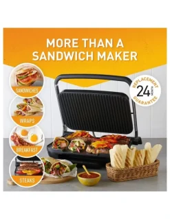 Sunbeam Cafe Style 6-Slice Sandwich Press and Contact Grill