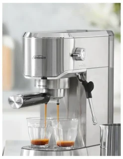 Sunbeam Compact Barista Espresso Coffee Machine in Stainless Steel