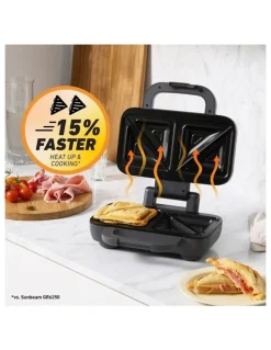 Sunbeam Express Melt Toastie Maker 2 Slice GRP2000SV