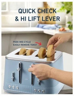 Sunbeam French Riviera 4 Slice TAM8104BL Toaster