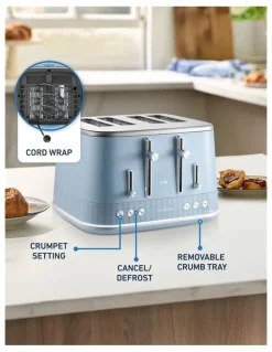Sunbeam French Riviera 4 Slice TAM8104BL Toaster