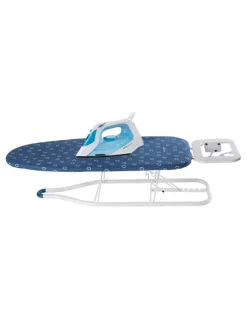 Sunbeam HiLo Adjustable Tabletop Ironing Board White/Blue SB1300