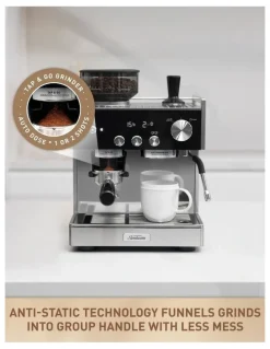 Sunbeam Origins Dual Thermo Block Espresso Coffee Machine EMM7300SS