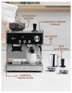 Sunbeam Origins Dual Thermo Block Espresso Coffee Machine EMM7300SS