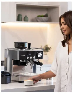 Sunbeam Origins Dual Thermo Block Espresso Coffee Machine EMM7300SS