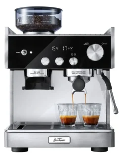 Sunbeam Origins Dual Thermo Block Espresso Coffee Machine EMM7300SS