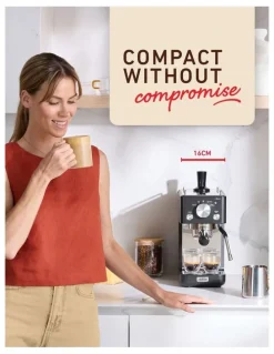 Sunbeam Origins Slimline Espresso Machine in Black