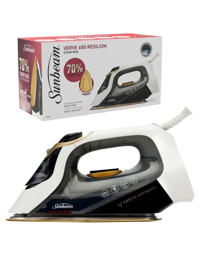 Sunbeam Resilium Steam Iron Verve 680 in White