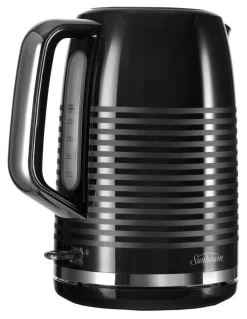 Sunbeam Rise and Shine Collection Kettle and Toaster Set Pack Up in Black