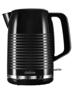Sunbeam Rise and Shine Collection Kettle and Toaster Set Pack Up in Black