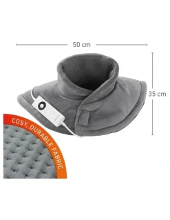 Sunbeam Shoulder & Neck Heating Pad in Grey