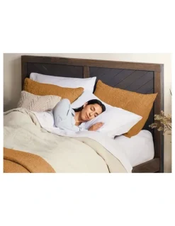 Sunbeam Sleep Perfect Quilted Electric Blanket in White
