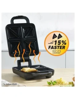 Sunbeam Turbo Crunch Toaster Maker 4 Slice GRM4100SS