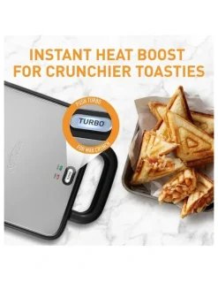 Sunbeam Turbo Crunch Toaster Maker 4 Slice GRM4100SS