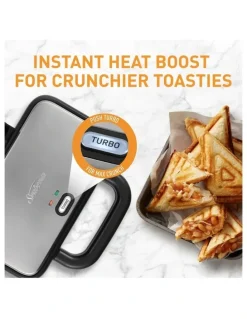 Sunbeam Turbo Crunch Toaster Maker 2 Slice GRM2100SS