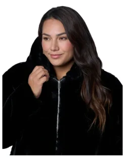 Sunday in the City Sweet Vice Fur Bomber Jacket