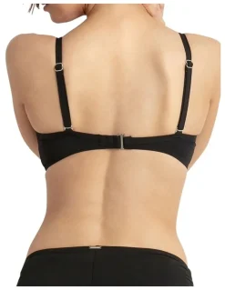 Sunseeker Basix Twist Front Bralette in Black
