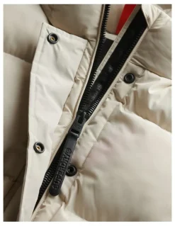 Superdry 5 Baffle Sports Puffer Jacket in Oat Bran