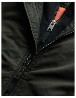 Superdry Military MA1 Bomber Jacket in Washed Dark Green